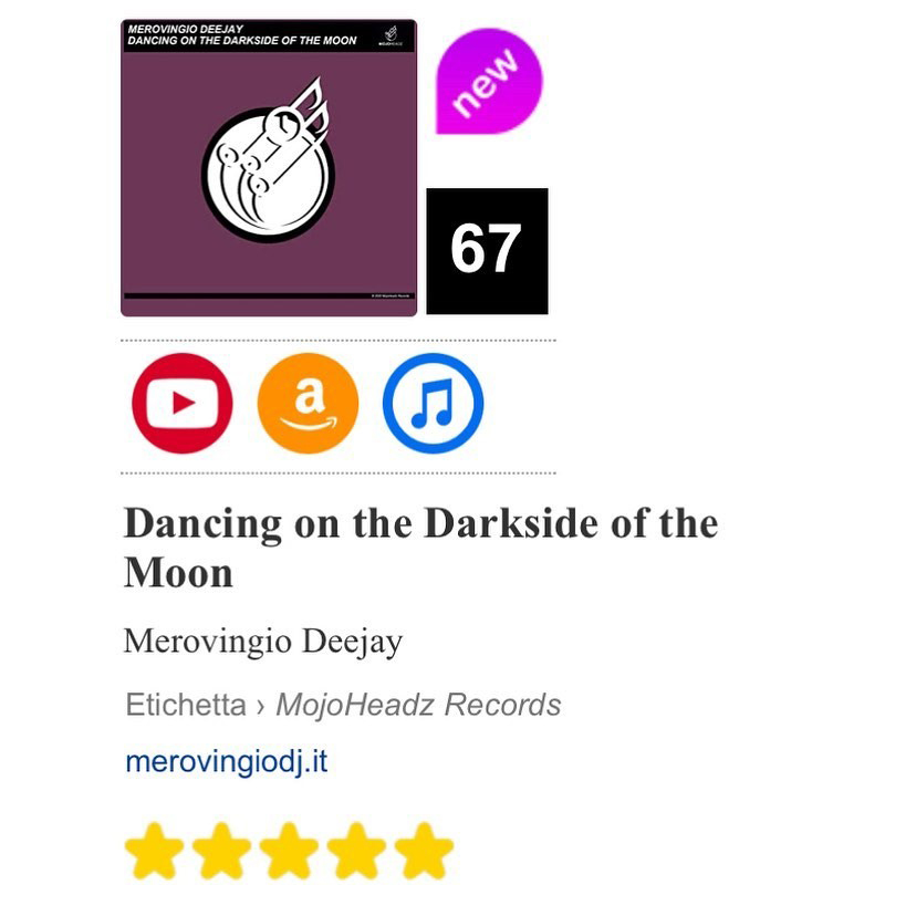 New Merovingio Deejay release just reched 67 position in Italian Dance Chart! | MojoHeadz Records | We don't fake it - we make it!